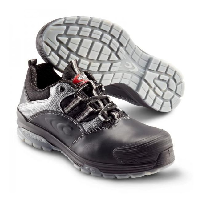 Sikkerhedssko - Pas godt på dine fødder når du er på job - COFRA Caravaggio Black Sikkerhedssko Composite taavaern fiber soemvaern